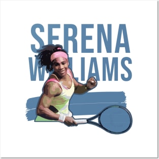 women tennis player - Serena Williams Posters and Art